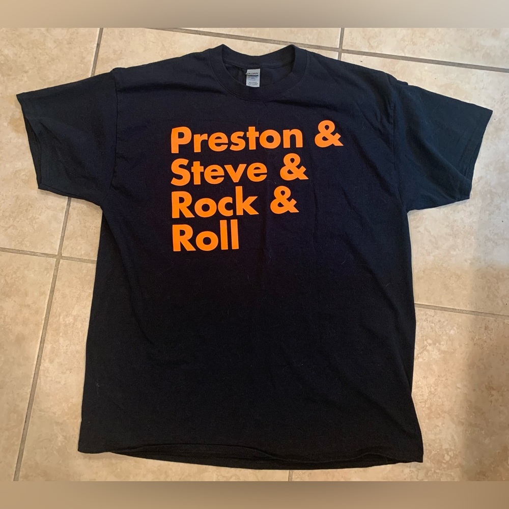 Preston and Steve T-Shirt. Size: XL